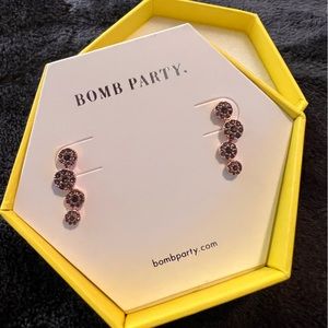 Bomb Party OG Earrings Shimmer and Chic
